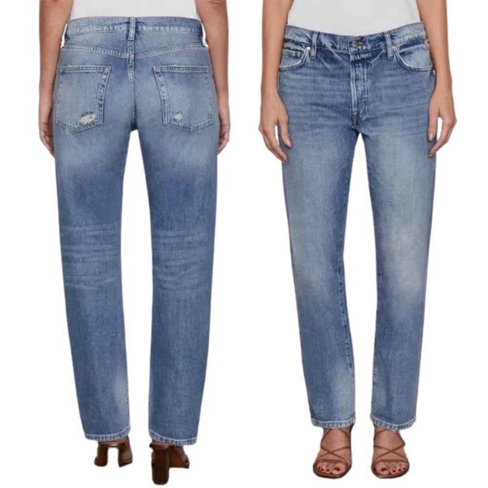 FRAME Newell Le Slouch Button Fly Straight Leg Relaxed Fit Boyfriend Jeans Sz 30
